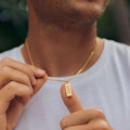 Sleek Bar Necklace with Custom Engravings - Ideal Gift for Friends & Family